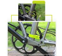 Resin Pedal Holder for Brompton NEO Folding Bikes | Quick-release design, 7.1cm compact size, fits frame gaps, secure transport, black resin build