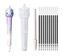 Resin Pen Mould - Refillable Mould Pen | Set the Housing with 10 Refills, Creative Animal Mould, Craft Accessory for Craft Lovers