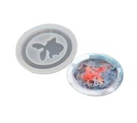 Resin Pendant Molds Shaped Epoxy Resin Jewelry Mold Silicone for Making Keychain Pendant Craft Mold
