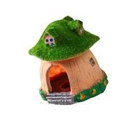 Resin Pet Cave Decor for Terrariums, Habitat Look Aquarium Ornament for Small Pets and Fish Aquarium Displays Setup Vivarium Shelter Terrarium Ornament Cave Small Pet Supplies Turtle Habitat Decor