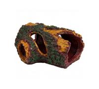 Resin Pet Cave Decor for Terrariums, Habitat Look Aquarium Ornament for Small Pets and Fish Aquarium Displays Setup Vivarium Shelter Terrarium Ornament Cave Small Pet Supplies Turtle Habitat Decor