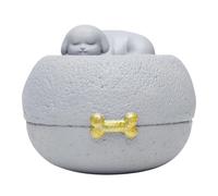 Resin Pet Memorial Urn for Cats & Dogs - Elegant Decorative Ash Storage Keepsake for Pet departure Tribute & Memorial Ceremony(Dog)