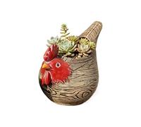 Resin Plant Pot - Realistic, Weatherproof and Cute - Tree Statue Artificial Resin Flowerpot For Plants | For Windowsill, Tree, Patio, Balcony, Orchid, Monstera and