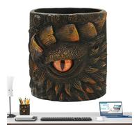 Resin Planter, Decorative Vase for Indoor and Outdoor Plants - Modern, Creative Garden Container for Balcony, Patio, Desk and Home Decoration, Sturdy, Lightweight Flower Pot