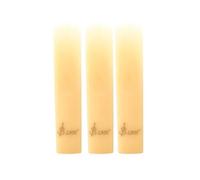 Resin Plastic Saxophone Reeds 3 Pack for Clarinet Soprano Alto Tenor Sax, Black Yellow Red, Easy to Blow, Smooth Wind Control, Keep in Tune