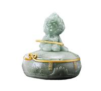 Resin Portable Ashtray with Lid, Multi-Purpose Anti-Fly Design for Living Room, Coffee Table, and Office Use, for Men