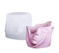 Resin Pot Maker Mould | for Garden Pots with Human Face in Concrete | Multipurpose Tool for Making Home Decorative Storage for Wax and Soap