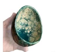 Resin Pottery Herb Stripper Bowl Featuring Multiple Sized Holes, Designed to Remove Stems from Leafy Herbs Efficiently and Clean Easily (blue)