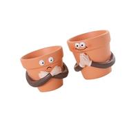 Resin Prayer Hand Planter Pots with Expressive Faces Unique Prayer Pose Flower Pots for Succulents and Small Plant Succulents Flowerpots
