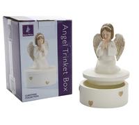 Resin Praying Angel Trinket Box In A Presentation Gift Box - Quality