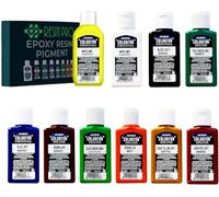Resin Pro AMAZING PIGMENTS SET for Epoxy Color Fun - 9 * 25ml Resin colour kit for DIY, Epoxy Resin, Crafts, Cruelty Free, Vegan Friendly