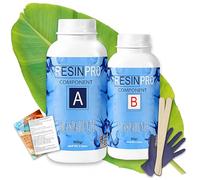 Resin Pro Epoxy Resin, 5.6 oz Crystal Clear Epoxy Resin And Hardener Kit For Craft, Artwork, Jewellery Making, Table, Art Creations - Easy Ratio Resins - Heat Resistant (160 g)