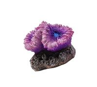 Resin Realistic Coral Reef Ornaments for Aquarium Fish Decoration with Stable Base Simulation Fishtank Landscape Accessory