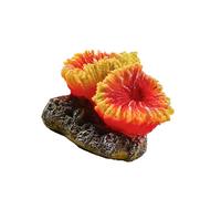 Resin Realistic Corals Reef Underwater Ornaments for Aquarium FishTank Decoration with Stable Base Landscape Water Plant Life Like Artificial Coral Underwater Decor Coral Sculptures Aquarium Ornaments