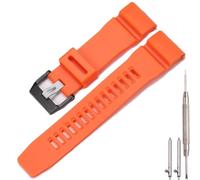 Resin Replacement Watch Band Compatible with Casio GA-2200 GA2200 GA2000 GA-2000 Men's Sport Rubber Watch Accessories (Matte Orange)
