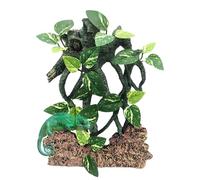 Resin Reptile Tree - Corner Branch Snake Decor, Lizard Tank Climbing , Amphibian Habitat Accessories | Amphibian Living Furniture Gargouille geckos Frogs Crested Gekko Naturalisti