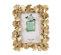 Resin Retro Frame Golden Ginkgo Leaf Photo Home Decorations