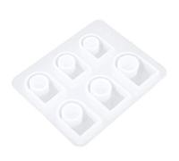 Resin Ring Moulds, Silicone Ring Mold Square Head Modern Translucent DIY Hand-Made Jewelry Mould Kit for Wedding Birthday Gifts Christmas Decoration