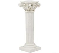 Resin Roman Column Decor with Vintage European Aesthetic for Garden Landscaping Patio Interior Design and Photo Backdrop (Large Size)