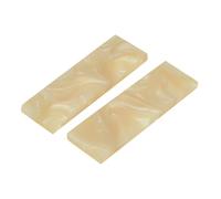 Resin Scales Blank for DIY Crafts, Gun Handle Decoration, Exotic Knife Scales, Timber Handle Plate for Music Instruments (Pearl)
