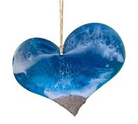 Resin Sea Life Ornaments, Summer Ornaments for Tree | Vista Printed Resin Blue Beach Tree Decoration - Coastal Christmas Decoration, Backpack Pendant, Summer Decoration for Home, Wall, Tree, Window,