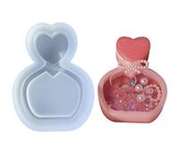 Resin Shaker Mold Quicksand Silicone Mold Epoxy Keychain Mold Jewelry Casting Mold Charm Pendant Keychain Decoration