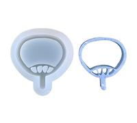 Resin Shaker Molds Resin Casting Shaker Cute Fan Shaped Silicone Jewelry Accessories Sand Art Fan Mold