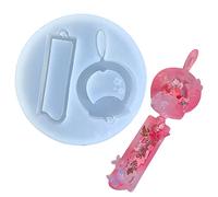 Resin Shaker Molds Reusable Silicone Wind-Bell Moulds Epoxy Casting Shaker for Making Silicone Keychain Jewelry Earrings Crystal Flowers Letter Square Jewelry