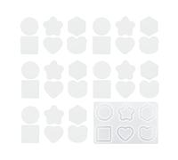 Resin Shaker Molds Silicone Molds Epoxy Keychain Molds Jewelry Casting Mold for Pendant Keychain Decor