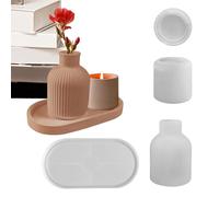 Resin Silicone Mold Kit - Soft Reusable Casting, Table Centerpiece Tray, DIY Epoxy Forming Tool, Party Favor Holder, Creative Decor Supply | Supports Artistic Projects Producing Functional Display