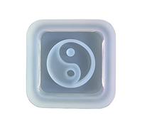 Resin Silicone Molds Casting Epoxy Shaker Mold for Jewelry Making Pendant Mold for Epoxy