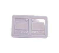 Resin Silicone Shaker Mold Epoxy Molds Crystal Keychain Earring Pendant Mold for Jewelry Craft Silicone Shaker for Epoxy