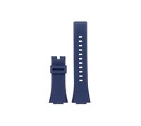 Resin Silicone Watchband Fit for Casio G-Shock GA-110 GM-110GB GA-100 GA-120 GA-700 GA-800 Rubber Watch Strap(Blue no buckle)