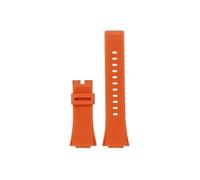 Resin Silicone Watchband Fit for Casio G-Shock GA-110 GM-110GB GA-100 GA-120 GA-700 GA-800 Rubber Watch Strap(Orange no buckle)