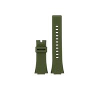 Resin Silicone Watchband Fit for Casio G-Shock GA-110 GM-110GB GA-100 GA-120 GA-700 GA-800 Rubber Watch Strap(Green no buckle)