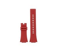 Resin Silicone Watchband Fit for Casio G-Shock GA-110 GM-110GB GA-100 GA-120 GA-700 GA-800 Rubber Watch Strap(Red no buckle)