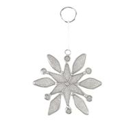 Resin Snowflake Suncatcher - Let It Snow Winter Hanging Decor by Something Different Wholesale