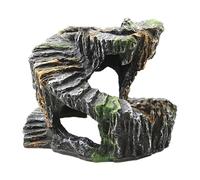 Resin Spirals Turtles Basking Platform Hideouts for Aquariums Reptiles Tanks Decor Creative Spirals Turtles Basking Place Hideouts Shelter Cave