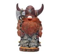 Resin Statue -, Durable, Victor Axe, Dwarf Gnome Doll Outdoor, Garden Decoration Warriors Sculpture Ornaments | Multipurpose Outdoor Indoor Utility Functional