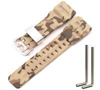 Resin strap Compatible with Casio G-Shock Master of G Mudmaster GG-1000 GWG-100 GSG-100 sport watch band, Camo Khaki, One Size