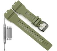 Resin Strap Compatible with G-Shock GBA800UC-2A Blue Watch Band GBD-800 GBD800UC Replacement Bracelet (Army green)