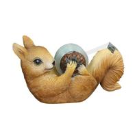 Resin Tape Holder - Adorable Squirrel Adhesive Cutter | Playful Sticky Tape Organizer - Charming Desk Accessory | Fancy Adhesive Tape Cutter - Delicious C