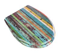 Resin Toilet Seat Soft Close Quick Release Fits Most Round and Oblong Toilets