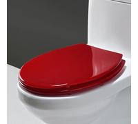 Resin Toilet Seat Thickened & Adjustable No Slip Comfortable Fits All Common Toilets Ideal for Home and Guest Room Use