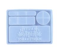 Resin Tray Molds Jewelry Storage Mold Maple Leaf Silicone Pallet Resin Mold Rolling Pallet Mold Storage Box Serving Tray Mold