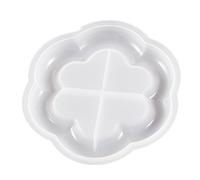 Resin Tray Moulds Flowers Cloud Bowl with Rolling Edges for Epoxy Casting Jewellery Holder Flower Shape