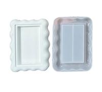 Resin Trays Making Easy to Clean Silicone Casting Mold Saucer Accessory for Enthusiasts Ornament Making Tool