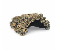 Resin Tree Stump Reptile, style to 2, Small | Resin Construction, For Reptile Habitat Enclosure, Three-in-One Usage Mode, Tank Accessory, For Turtles
