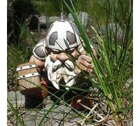 Resin Viking Gnome Statue Viking Warrior Statue Garden Gnome Decoration Indoor Outdoor Home Patio Decoration Figure (A)