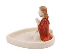 Resin Virgin Mary Rosary Holder for Enhancing Religious Spaces and Personal Spiritual Practice, Suitable for Various Settings (Men)